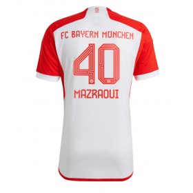 Bayern Munich Noussair Mazraoui #40 Hemmakläder 2023-24 Kortärmad